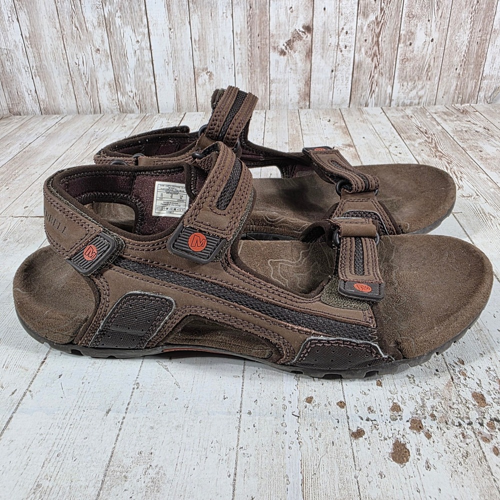 Merrell Mens Performance Footwear Sandals Dark Earth Potters Clay J276753C 11